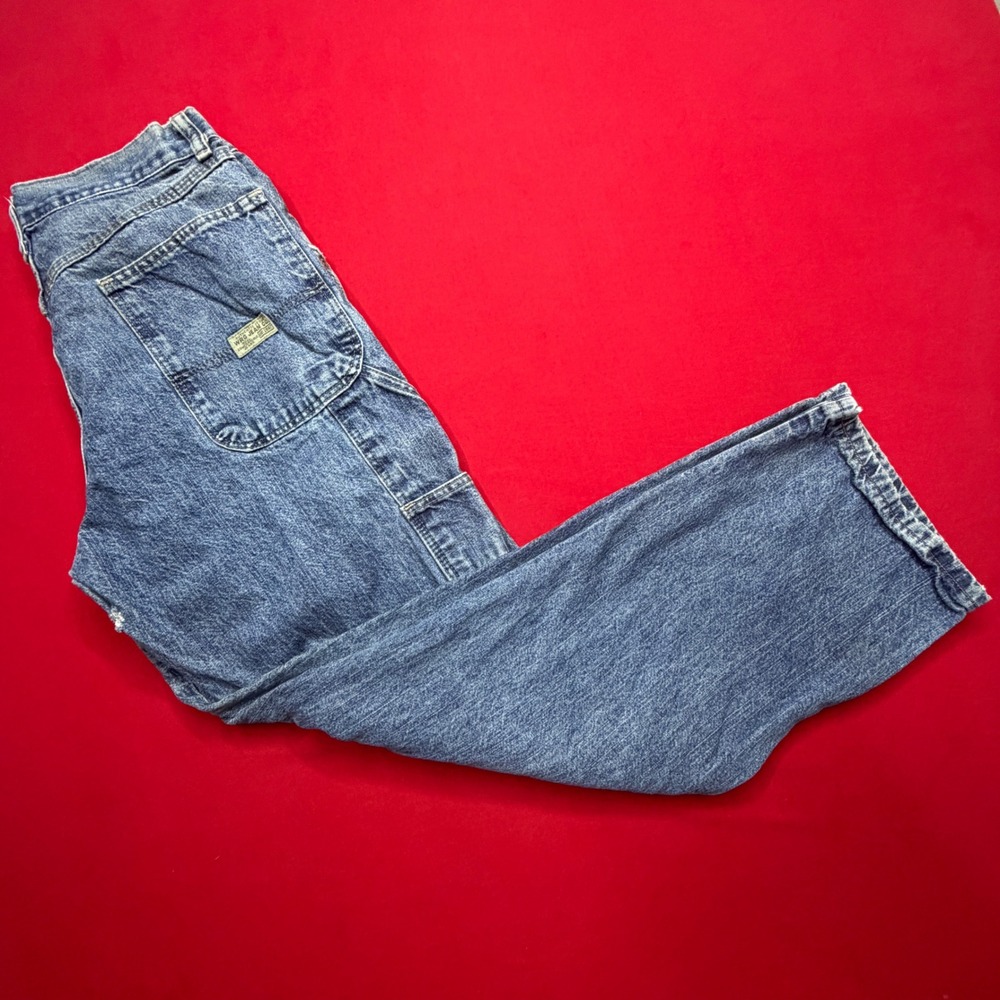 Vintage 90s Y2K Lee Carpenter Jeans Mens 30x30 Medium Wash‎ Denim Workwear Pants
